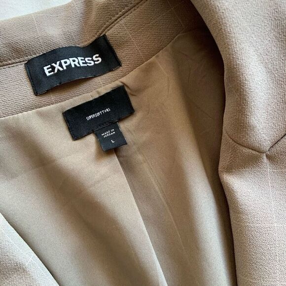 EXPRESS Super Soft Twill Blazer (Sz L) - Picture 5 of 7